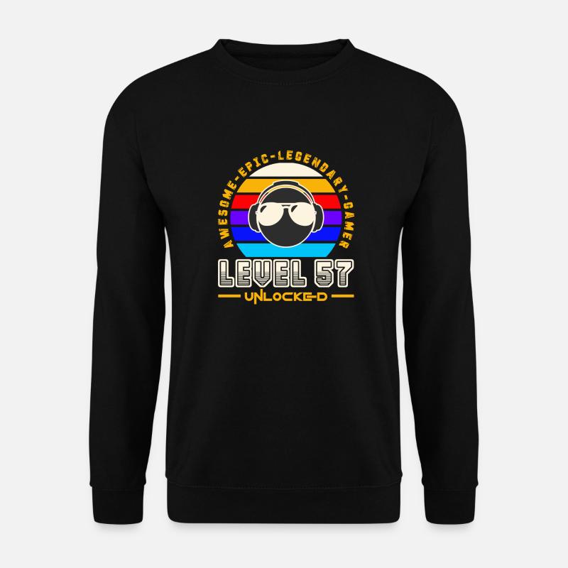 Level 57 - Unisex Sweatshirt - black