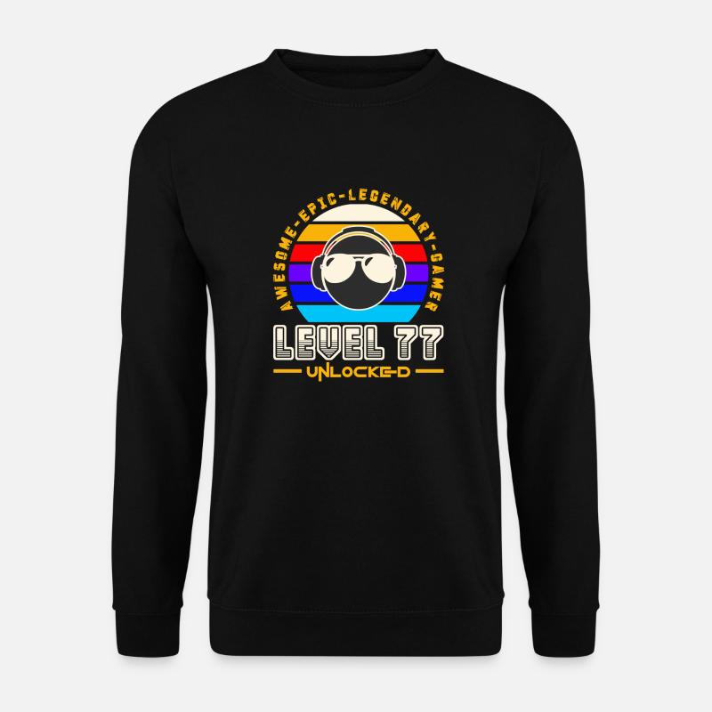 Level 77 - Unisex Sweatshirt - black