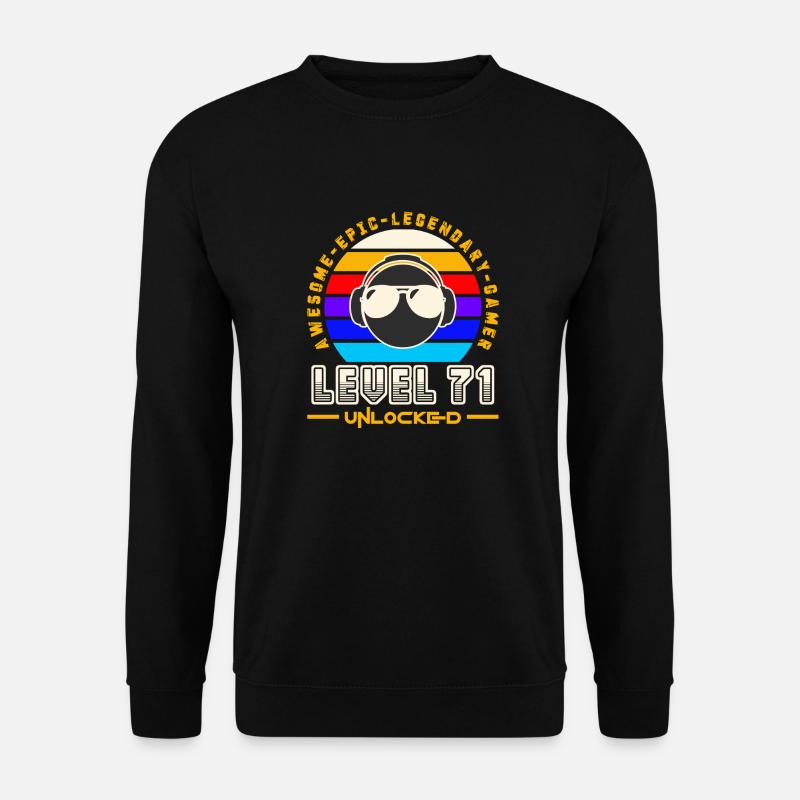 Stufe 71 - Unisex Pullover - Schwarz