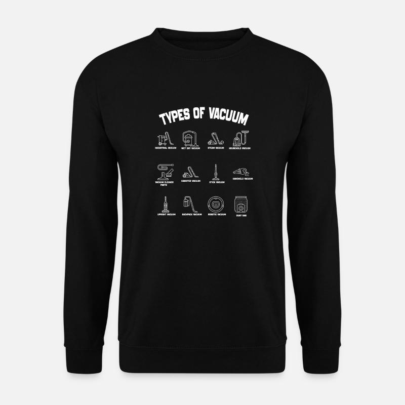 Arten von Staubsaugern - Staubsauger 2024 - Unisex Pullover - Schwarz