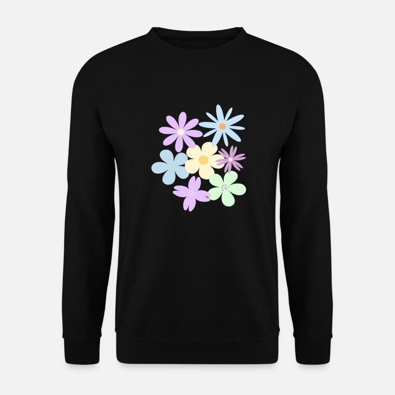 Blumen - Unisex Pullover - Schwarz