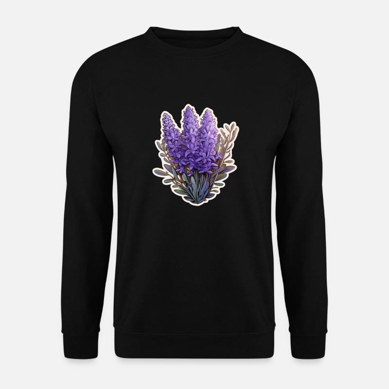 Lavender - Unisex Sweatshirt - black