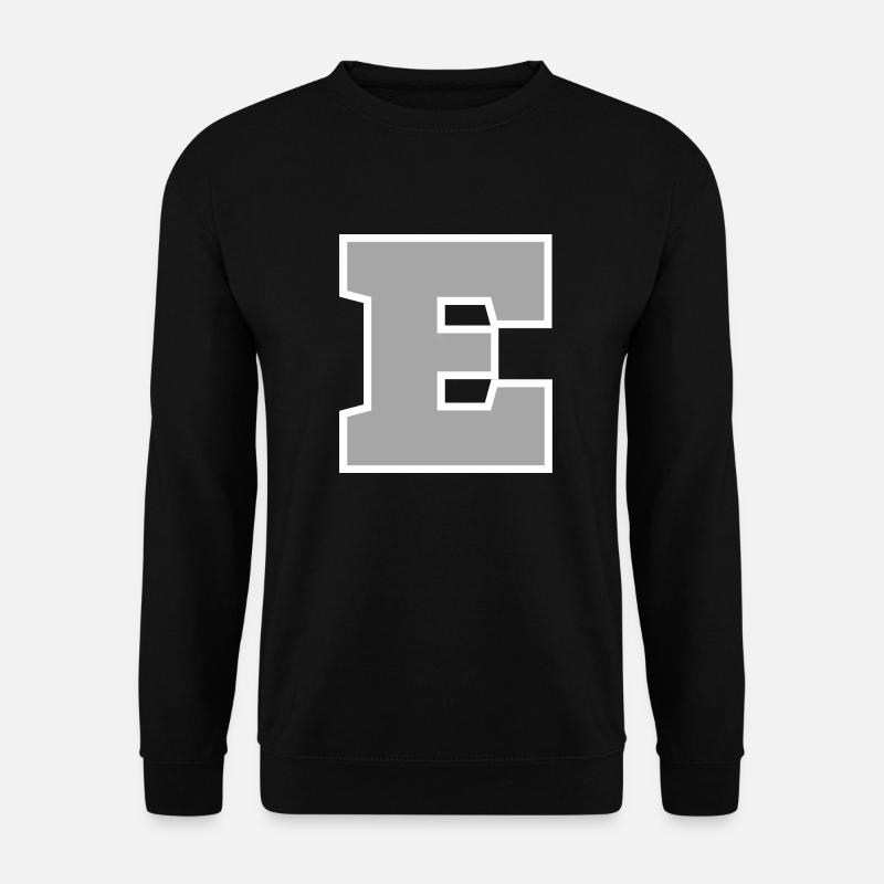 Letter e sport - Unisex Sweatshirt - black