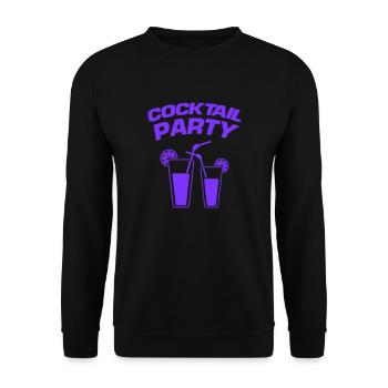 Cocktail - Sweat-shirt Unisexe - noir - Devant - Alina (178cm) & Michal (187cm)