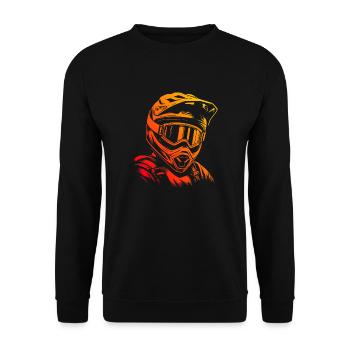 VTT VTT Cycliste VTT - Sweat-shirt Unisexe - noir - Devant - Alina (178cm) & Michal (187cm)