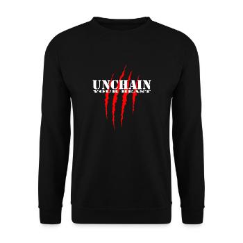 DÉCHAÎNEZ VOTRE BÊTE 2 rouge - Sweat-shirt Unisexe - noir - Devant - Alina (178cm) & Michal (187cm)