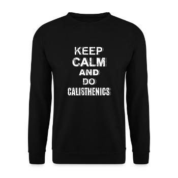 Puissance de la gymnastique suédoise - Sweat-shirt Unisexe - noir - Devant - Alina (178cm) & Michal (187cm)