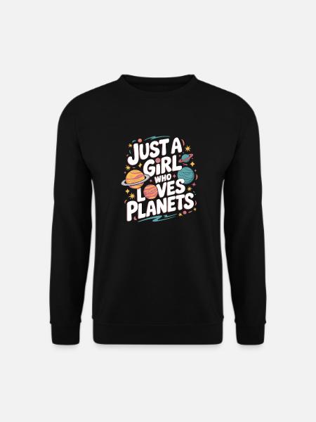 Planet Solar System Astronomy Space - Unisex Sweatshirt - black