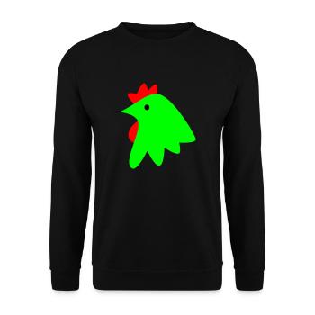Coq - Sweat-shirt Unisexe - noir - Devant - Alina (178cm) & Michal (187cm)