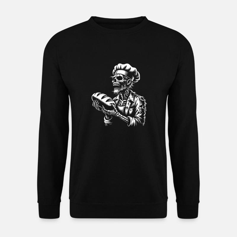 Zombie Baker Creepy Baker - Unisex Sweatshirt - black
