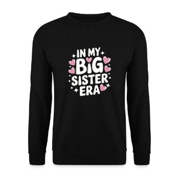 Sœur, Frère ou sœur, Famille - Sweat-shirt Unisexe - noir - Devant - Alina (178cm) & Michal (187cm)