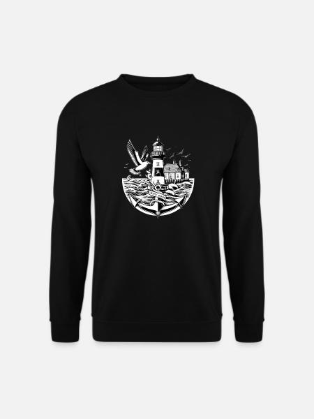 Coastal landscape Moin Moin - Unisex Sweatshirt - black