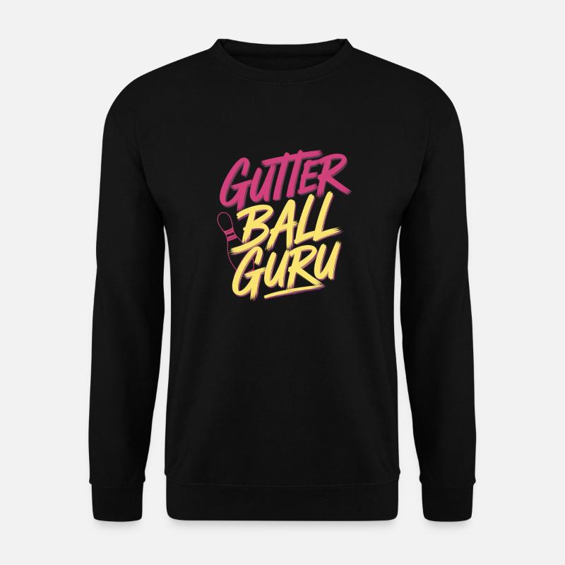 Gutter Ball Guru 13 - Unisex Pullover - Schwarz