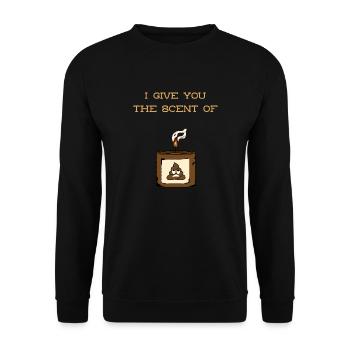 Trendiger Druck, süßer Druck, lustiger Druck - Unisex Pullover - Schwarz - Vorne - Alina (178cm) & Michal (187cm)