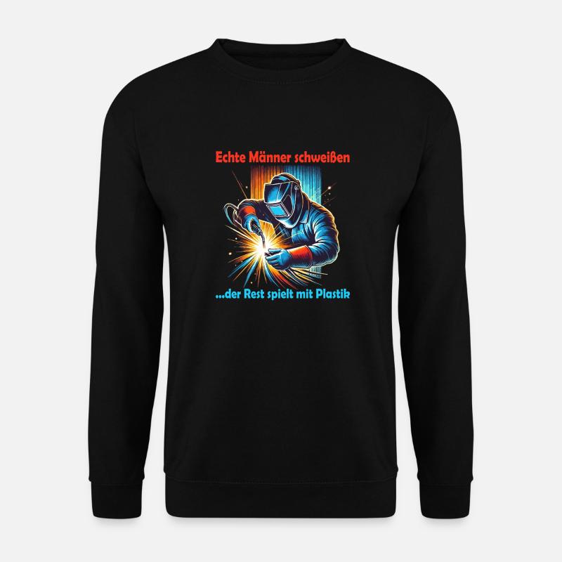 echte schweißer - Unisex Pullover - Schwarz