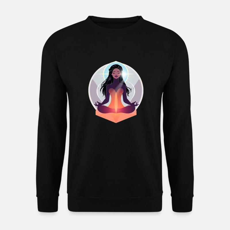 Meditator2 - Unisex Sweatshirt - black