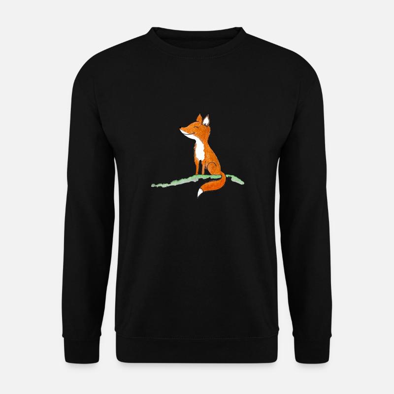 Fuchs - Unisex Pullover - Schwarz