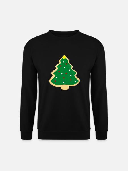 christmas tree cookie - Unisex Sweatshirt - black