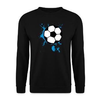 Soccer Splash 3c - Unisex Sweatshirt - black - Front - Alina (178cm) & Michal (187cm)