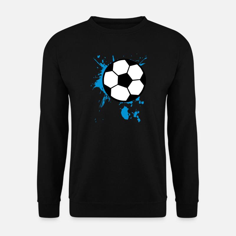 Fußball Splash 3c - Unisex Pullover - Schwarz