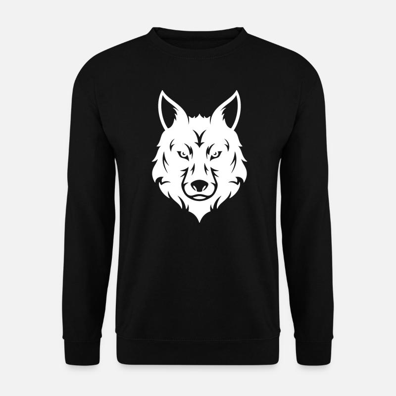 Wolf T-Shirt - Unisex Sweatshirt - black