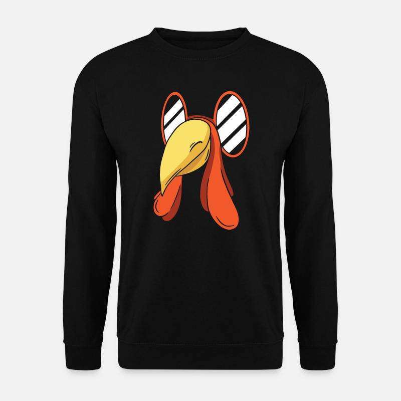 Turkey Face - Unisex Pullover - Schwarz