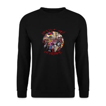 J'peux pas j'ai carnaval - Sweat-shirt Unisexe - noir - Devant - Alina (178cm) & Michal (187cm)