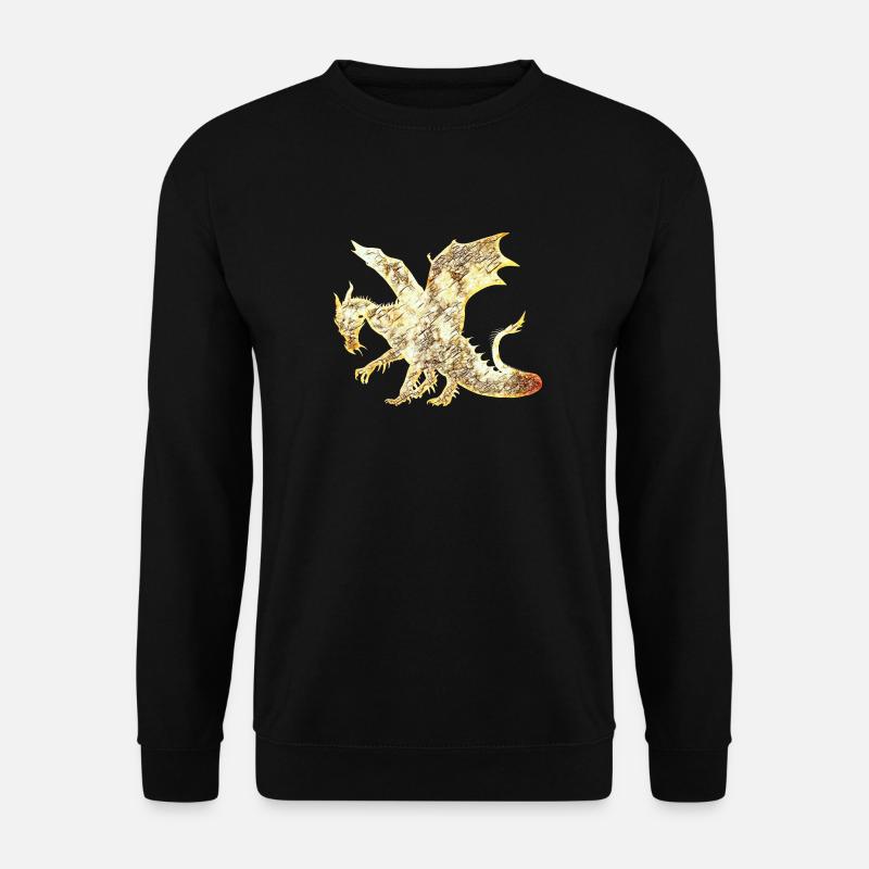 Drache - Unisex Pullover - Schwarz