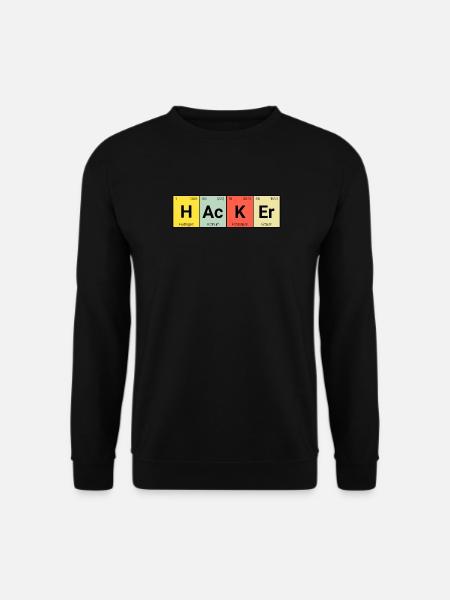 Hacker - Unisex Pullover - Schwarz