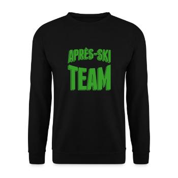 Apres-Ski Team - Unisex Pullover - Schwarz - Vorne - Alina (178cm) & Michal (187cm)