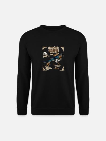 Steampunk Clockwork Magpie - Unisex Sweatshirt - black