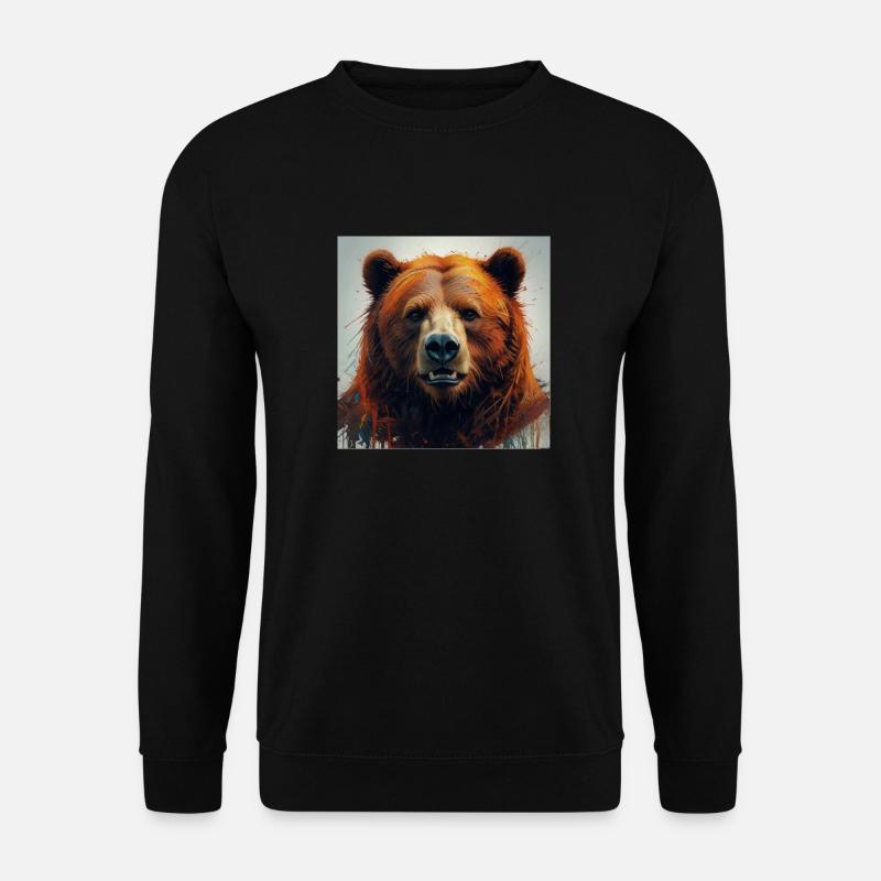 Braunbär - Unisex Pullover - Schwarz