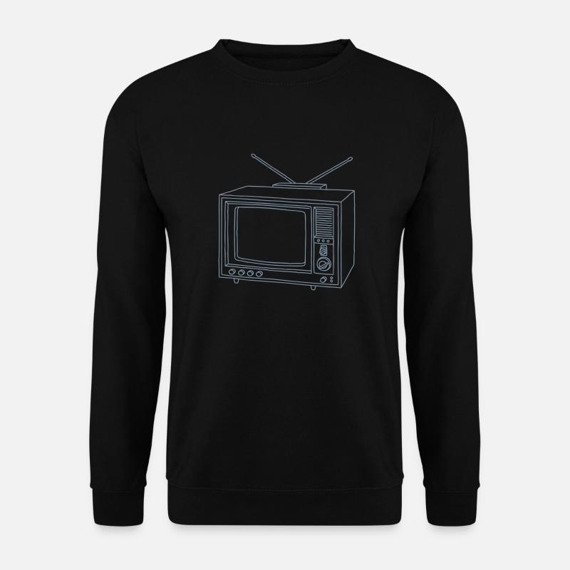 Téléviseur TV - Sweat-shirt Unisexe - noir