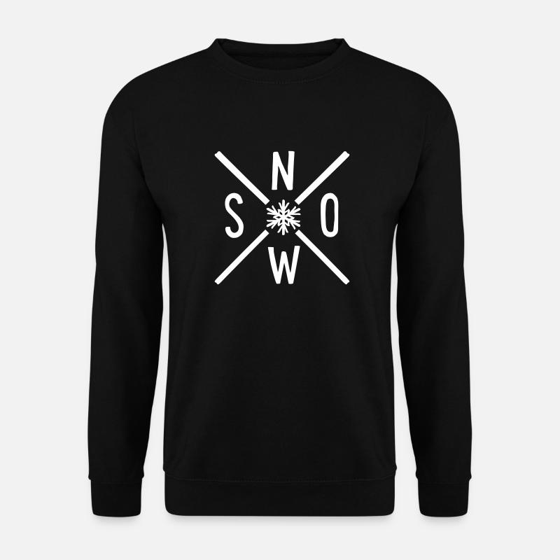 Schnee - Unisex Pullover - Schwarz
