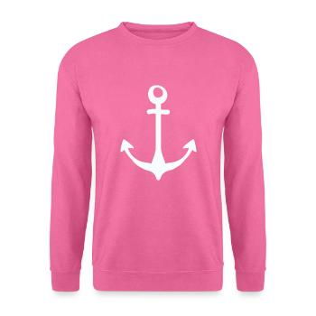 Anker, Hafen, Segeln, Hamburg, Angeln, Maritim - Unisex Pullover - Pink - Vorne