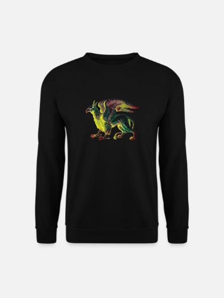 Mythical creatures colorful - Unisex Sweatshirt - black