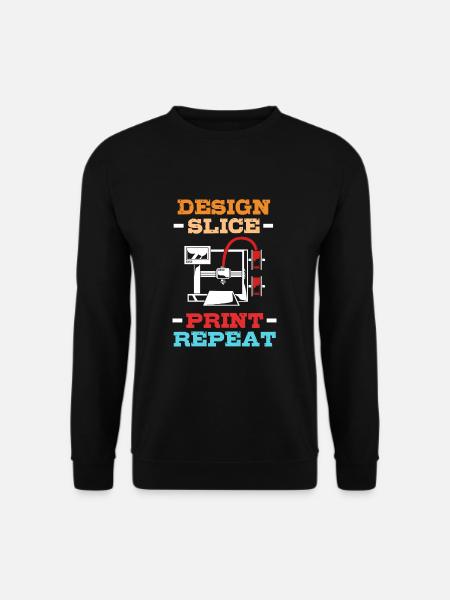 3D Printing - Unisex Sweatshirt - black