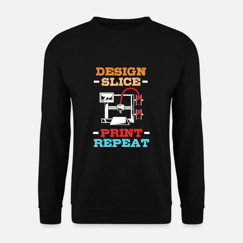 3D Printing - Unisex Sweatshirt - black