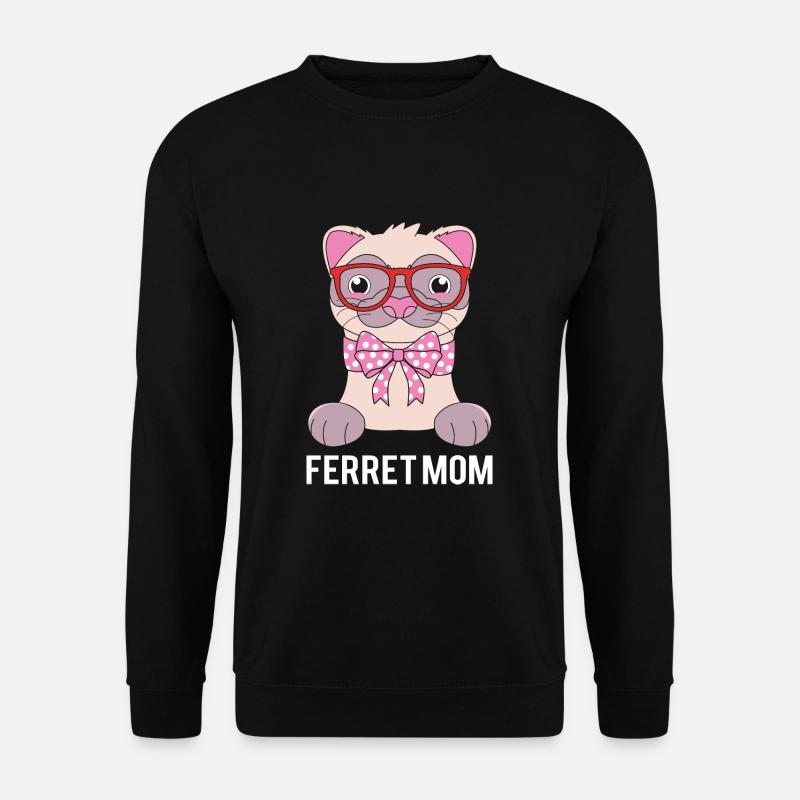 Frettchen - Unisex Pullover - Schwarz