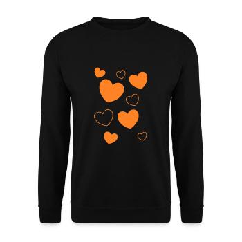 Cadeau pour la fête des mères : Idée de cadeau pour la fête des mères - Sweat-shirt Unisexe - noir - Devant - Alina (178cm) & Michal (187cm)