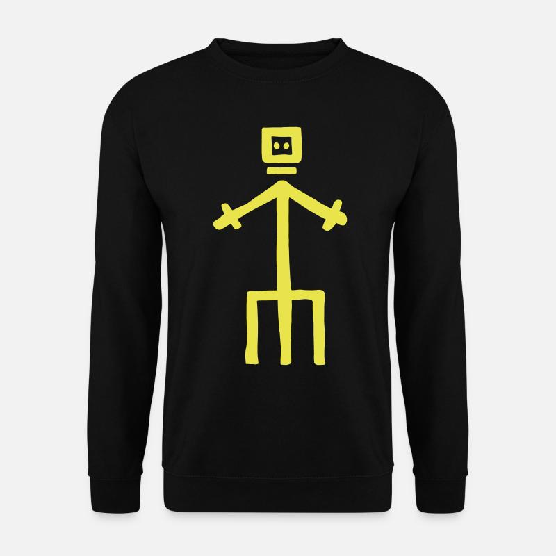 Highlander Strichmännchen - Unisex Pullover - Schwarz