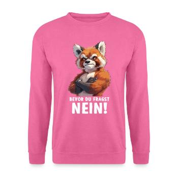 Red Panda Cat Bear Red Panda Before You Ask - Unisex Sweatshirt - pink - Front
