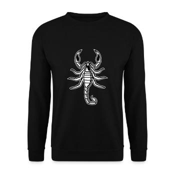 Scorpion - Sweat-shirt Unisexe - noir - Devant - Alina (178cm) & Michal (187cm)