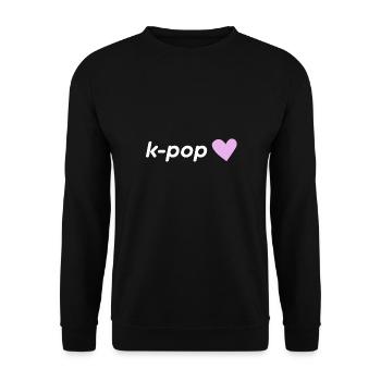 K Pop Finger Korean Pop K-Pop Snap Musik Geschenk - Unisex Pullover - Schwarz - Vorne - Alina (178cm) & Michal (187cm)