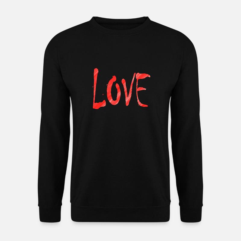 LIEBE - Unisex Pullover - Schwarz