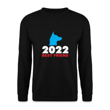 La mascotte du meilleur ami 2022 - Sweat-shirt Unisexe - noir - Devant - Alina (178cm) & Michal (187cm)