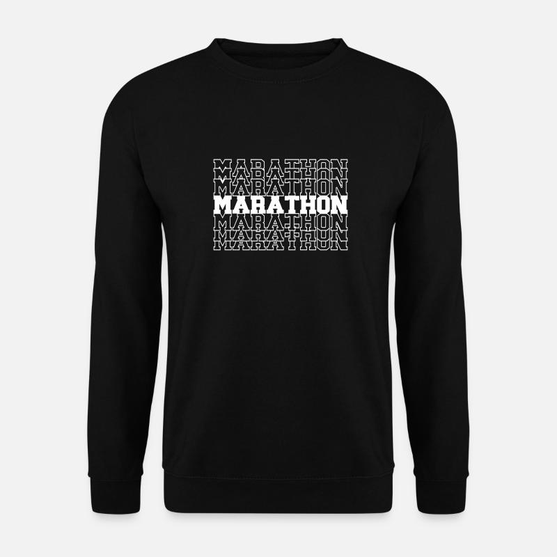 Marathon - Unisex Pullover - Schwarz