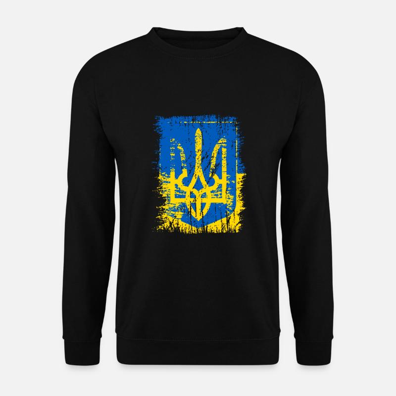 Ukraine - Unisex Pullover - Schwarz