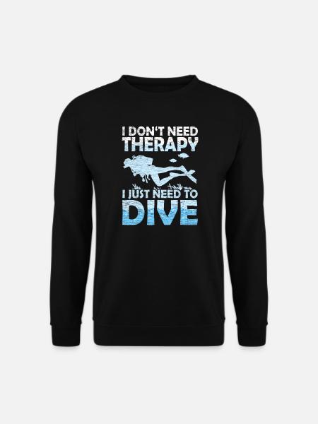 Diver - Unisex Sweatshirt - black