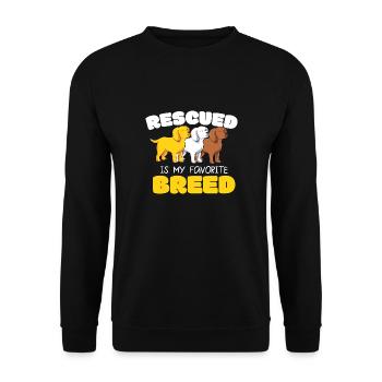 Tierrechte Tierschutz Vegan Vegetarier Tierfreund - Unisex Pullover - Schwarz - Vorne - Alina (178cm) & Michal (187cm)